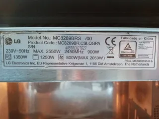 Microondas LG Grill y Convección 32L