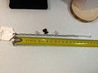 Conjunto collar, pulsera y pendientes Osito