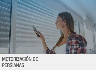 Montaje de  motor para persiana enrollable