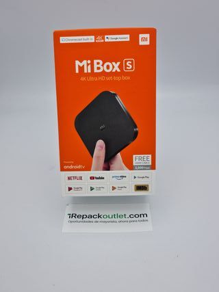 Xiaomi Mi Box S 4K Ultra HD Negro