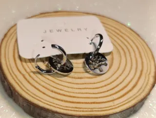 Pendientes Acero Inoxidable Árbol de la Vida