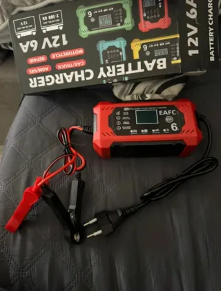 Cargador Batería Coche 12V 6A