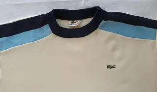 Jersey Lacoste vintage deportivo blanco • año 2000