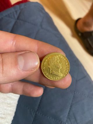 Moneda de Oro España 1820 Fernando VII