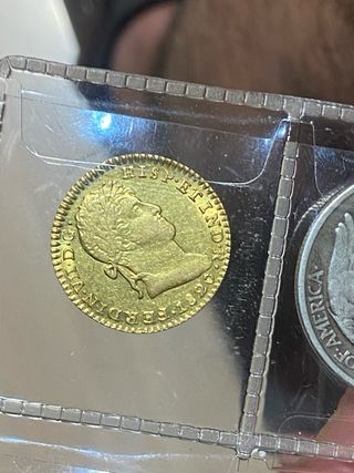 Moneda de Oro España 1820 Fernando VII