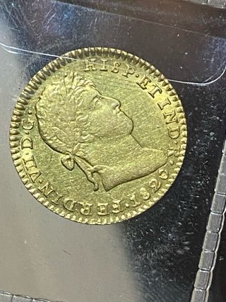 Moneda de Oro España 1820 Fernando VII