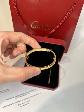 Pulsera Cartier Love Oro Nueva Mujer