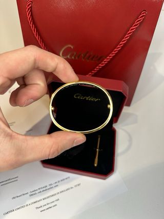 Pulsera Cartier Love Oro Nueva Mujer