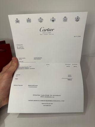 Pulsera Cartier Love Oro Nueva Mujer