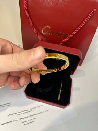 Pulsera Cartier Love Oro Nueva Mujer