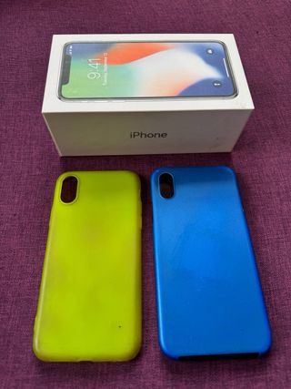 iPhone X, batería 71%, 64GB