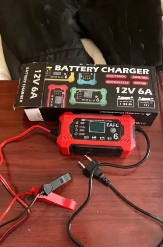 Cargador Batería Coche 12V 6A