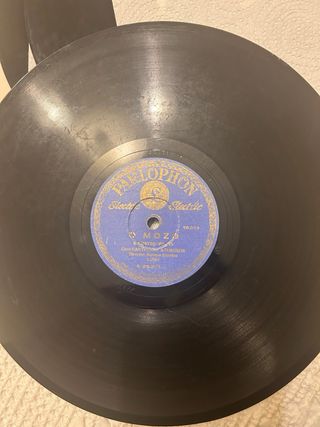 Discos de pizarra variados. Leer el anuncio.