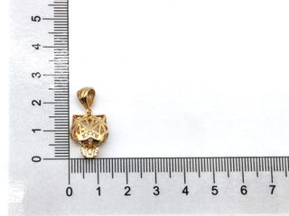 crucifijo oro 18k con circonita