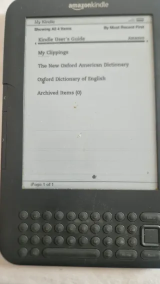 Amazon Kindle E-reader Negro ebook 4 gb