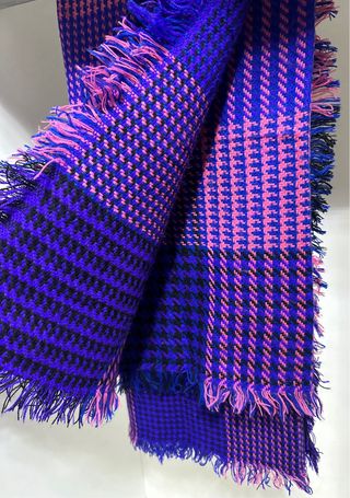 Sciarpone/scialle maxi vintage multicolore y2k