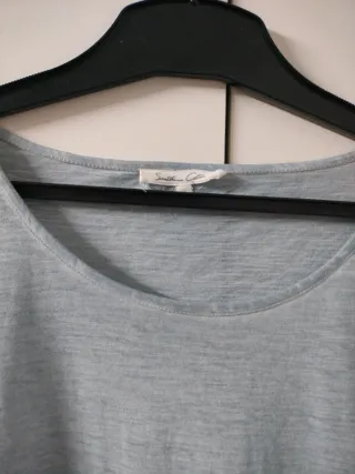 Camiseta azul mujer talla XXXL