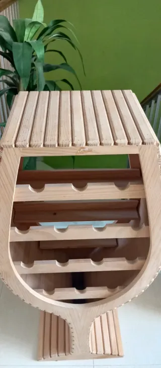Botellero madera diseño copa nuevo