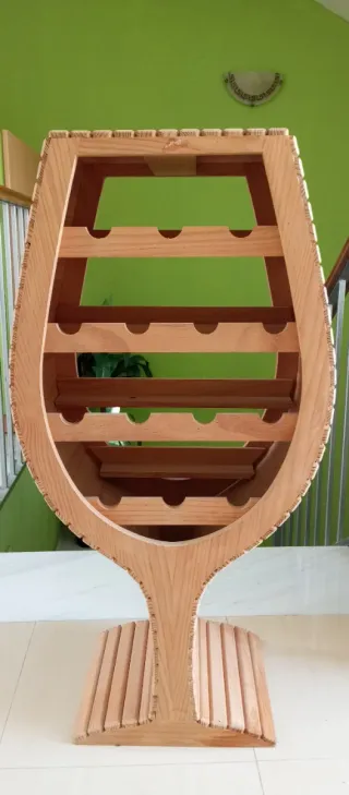 Botellero madera diseño copa nuevo