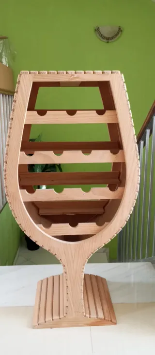 Botellero madera diseño copa nuevo