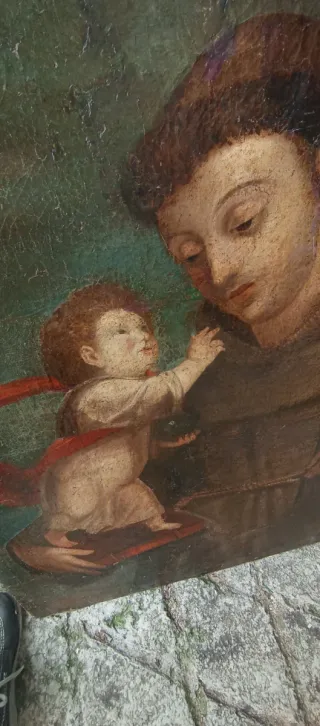 Cuadro San Antonio de alta época