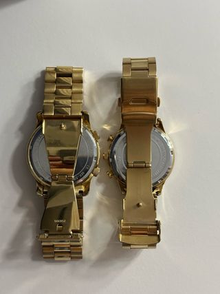 Relojes Michael Kors y Viceroy Dorados