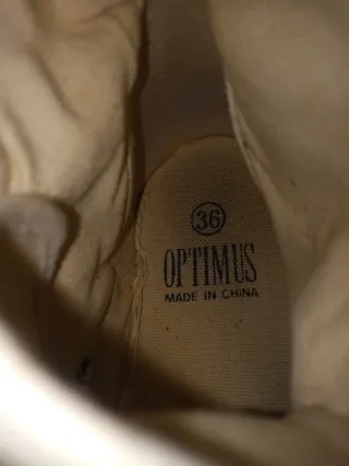 Bambas Optimus caña alta talla 36