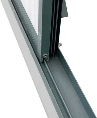 Invernadero de Jardín en Policarbonato 190X375X199Cm, Con Ventana Abatible y Puerta Corredera, Estructura de Aluminio, Verde