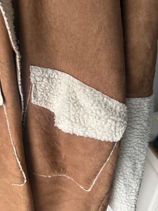 Abrigo borrego oversize