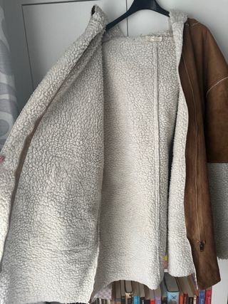 Abrigo borrego oversize