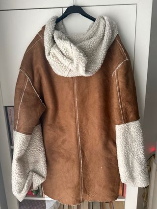 Abrigo borrego oversize