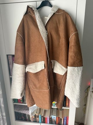 Abrigo borrego oversize