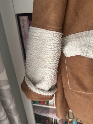 Abrigo borrego oversize