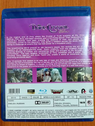 Blu-ray The Dark Crystal: Age of Resistance