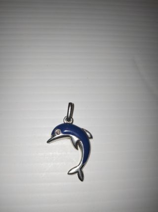Colgante de plata delfín