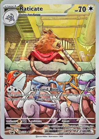 Carta Pokémon Raticate Custom