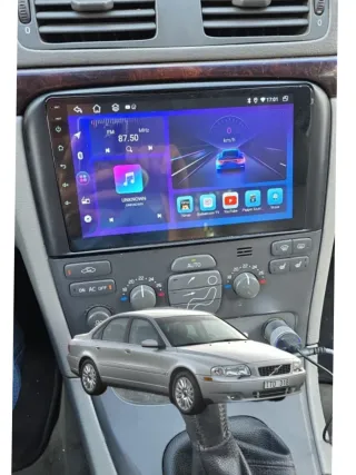 Rádio Android Volvo S80 com GPS (Novo)