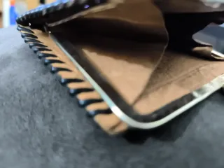 Cartera monedero piel hecha a mano