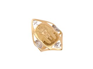 anillo oro 18k con circonita t. 15 (17,52 mm)