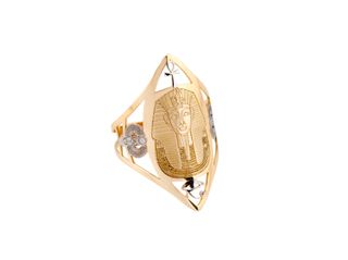 anillo oro 18k con circonita t. 15 (17,52 mm)