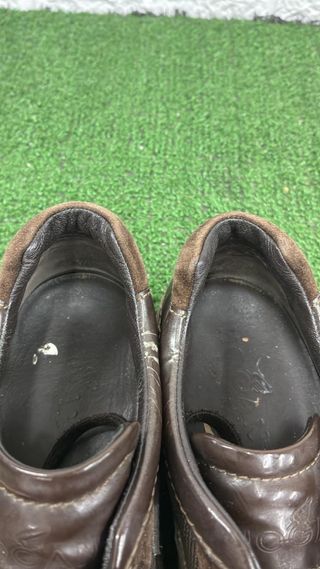 Scarpe Hogan Marrone Pelle/Tessuto