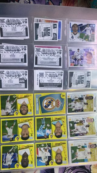 Colección Cartas Real Madrid