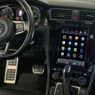 Rádio Android Golf VII tipo tesla com Carplay.