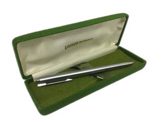 boligrafo alta gama waterman plateado