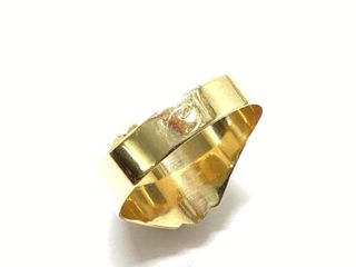 sello oro 18k con piedra con circonita t. 28 (21,65 mm)