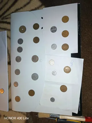 Colección de monedas antiguas