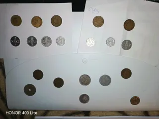 Colección de monedas antiguas