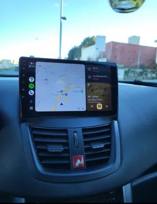 Rádio Android Peugeot 207 Android 14 com GPS