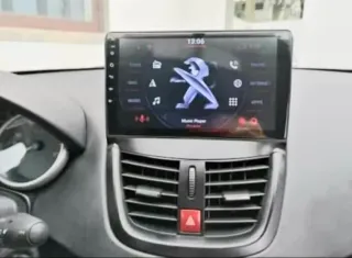 Rádio Android Peugeot 207 Android 14 com GPS