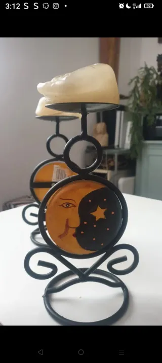 Candelabro Luna Sol vintage